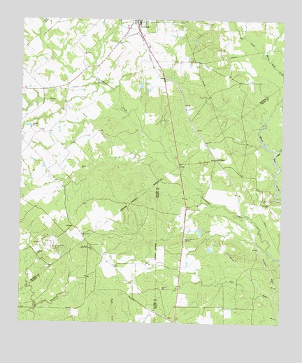 Lovelady South, TX USGS Topographic Map