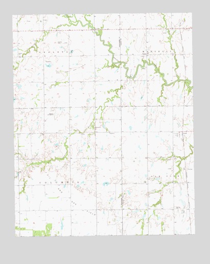 Lovell, OK USGS Topographic Map