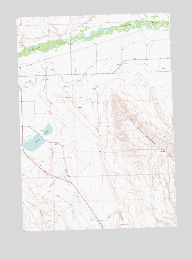 Lovell Lakes, WY USGS Topographic Map