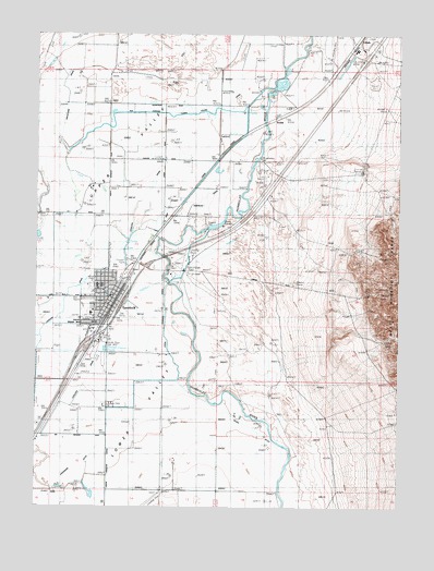 Lovelock, NV USGS Topographic Map