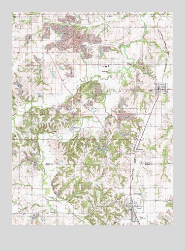 Lovilia, IA USGS Topographic Map