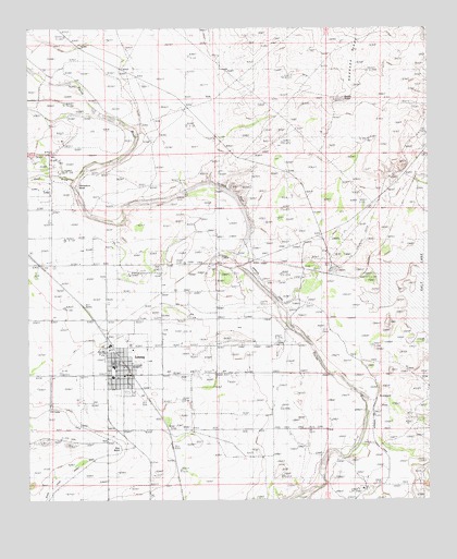 Loving, NM USGS Topographic Map