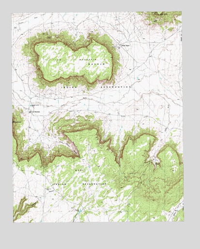 Low Mountain, AZ USGS Topographic Map