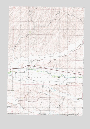 Lowden, WA USGS Topographic Map