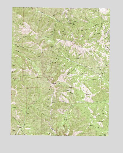 Lowe Peak, UT USGS Topographic Map
