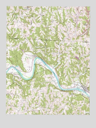 Lowell, OH USGS Topographic Map