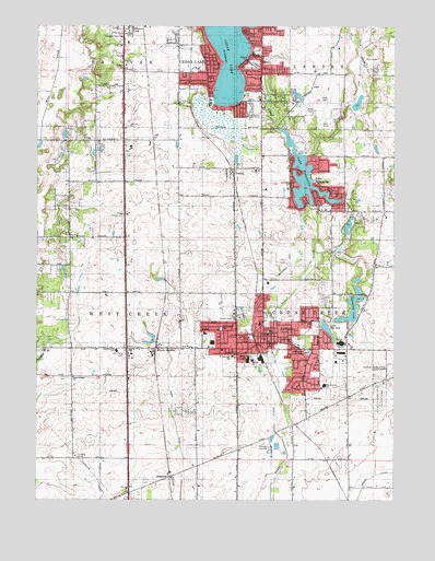Lowell, IN USGS Topographic Map