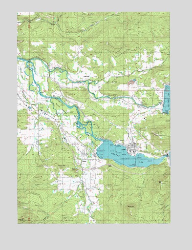 Lowell, OR USGS Topographic Map