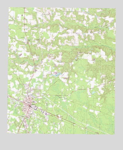 Baxley, GA USGS Topographic Map