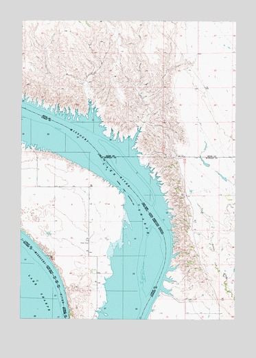 Lower Brule NE, SD USGS Topographic Map