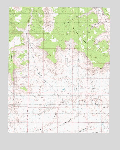 Lower Coyote Spring, UT USGS Topographic Map