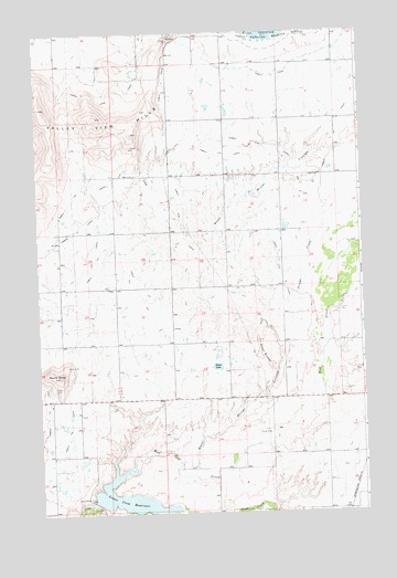 Lower Crow Reservoir, MT USGS Topographic Map