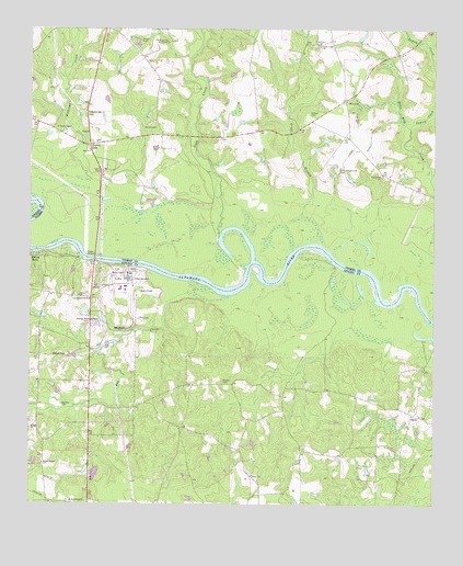 Baxley NE, GA USGS Topographic Map