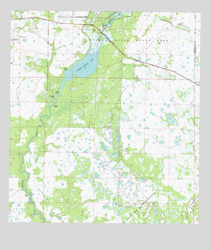 Lower Myakka Lake, FL USGS Topographic Map