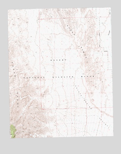 Lower Pahranagat Lake SE, NV USGS Topographic Map