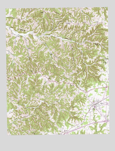 Baxter, TN USGS Topographic Map