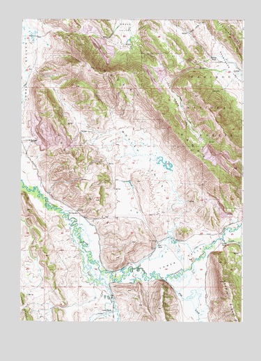 Lower Valley, ID USGS Topographic Map