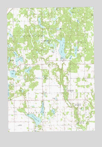 Lower Vermillion Lake, WI USGS Topographic Map