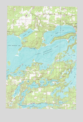 Lower Whitefish Lake, MN USGS Topographic Map