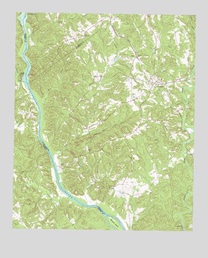 Lowndesville, SC USGS Topographic Map