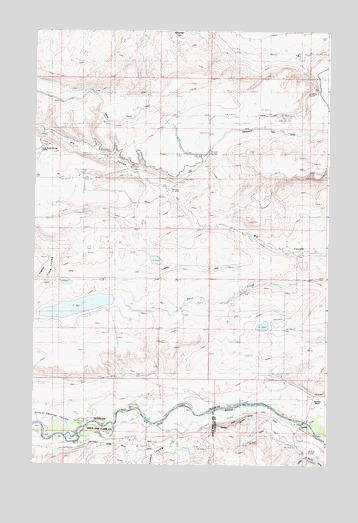 Lowry, MT USGS Topographic Map