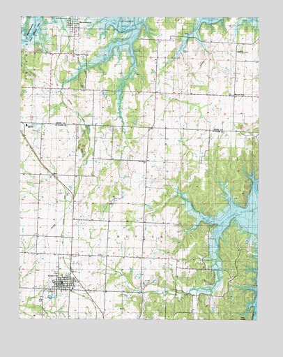 Lowry City, MO USGS Topographic Map