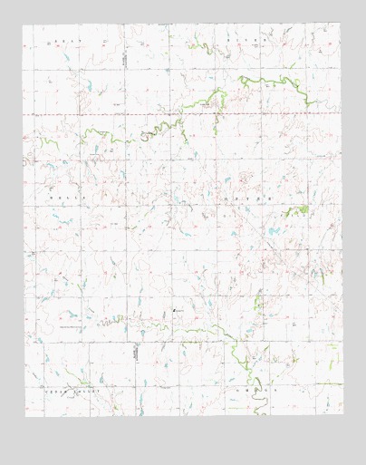 Loyal NW, OK USGS Topographic Map