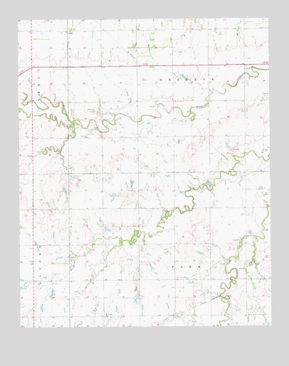 Loyal SE, OK USGS Topographic Map