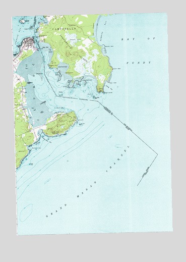 Lubec, ME USGS Topographic Map
