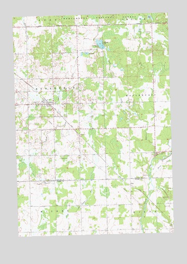 Lublin, WI USGS Topographic Map
