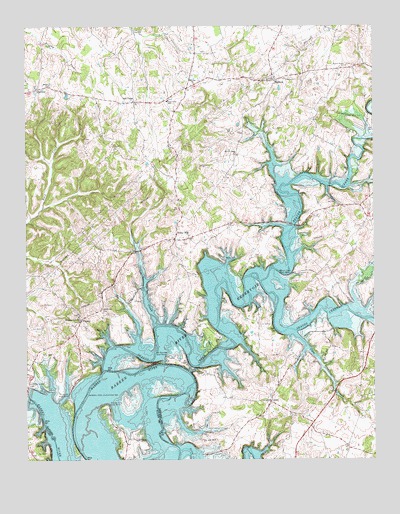 Lucas, KY USGS Topographic Map