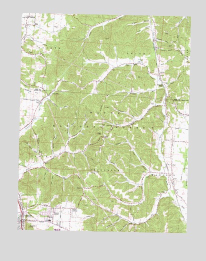 Lucasville, OH USGS Topographic Map