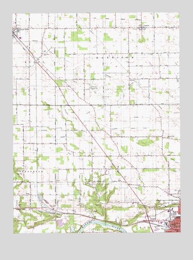 Lucerne, IN USGS Topographic Map