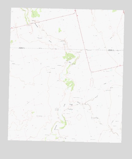 Lucian Wells Ranch, TX USGS Topographic Map