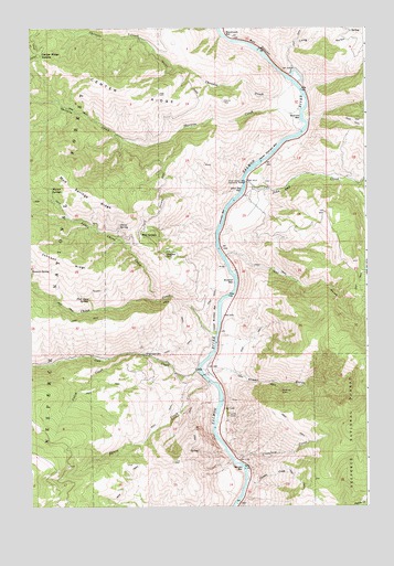 Lucile, ID USGS Topographic Map