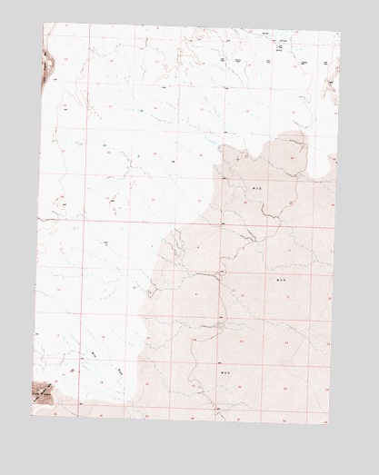 Miry Wash, UT USGS Topographic Map