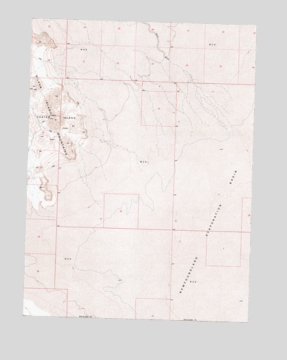 Crater Island East, UT USGS Topographic Map