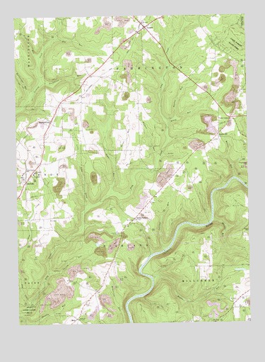 Lucinda, PA USGS Topographic Map