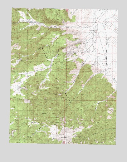 Lucky Boy, NV USGS Topographic Map