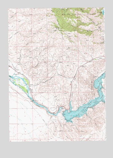 Lucky Peak, ID USGS Topographic Map