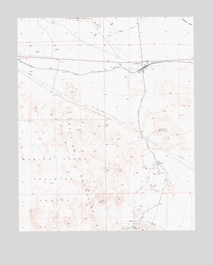Ludlow, CA USGS Topographic Map