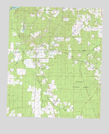 Ludlow, MS USGS Topographic Map