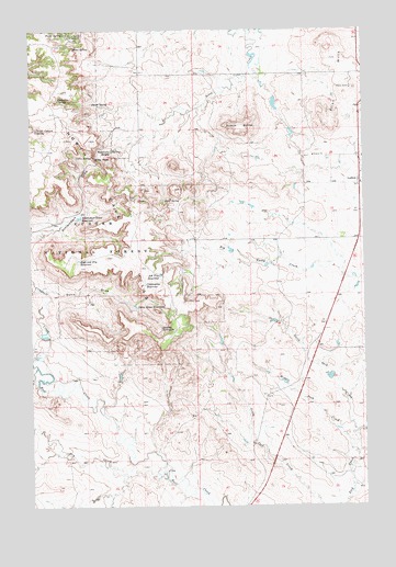 Ludlow, SD USGS Topographic Map