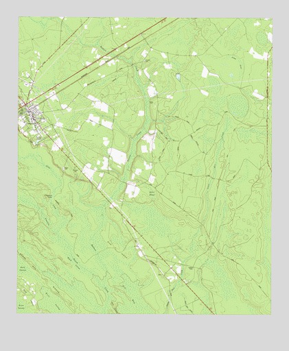 Ludowici, GA USGS Topographic Map