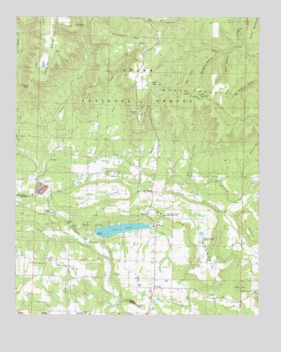 Ludwig, AR USGS Topographic Map