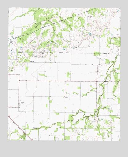 Lueders NW, TX USGS Topographic Map