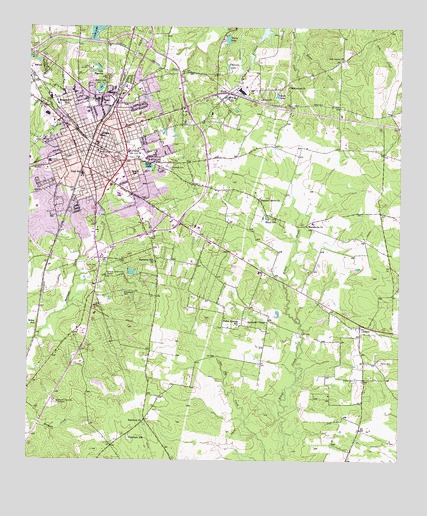 Lufkin, TX USGS Topographic Map