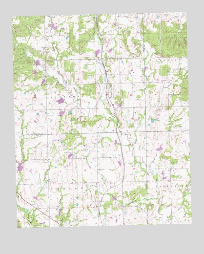 Lula, OK USGS Topographic Map