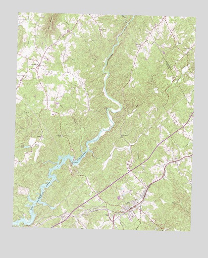 Lula, GA USGS Topographic Map