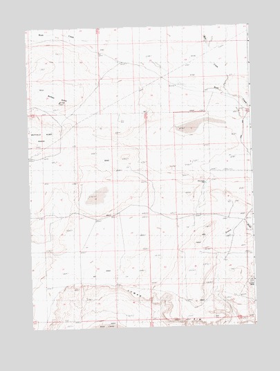 Luman Rim, WY USGS Topographic Map